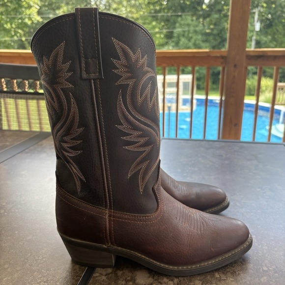 Laredo Other - Laredo Men's Leather Western Cowboy‎ Boots Brown 4243 8 D